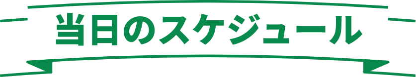 当日のスケジュール